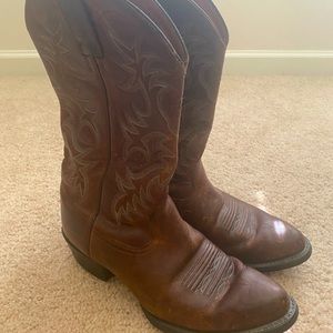 ARIAT Men’s Western Brown Leather Cowboy Boots - Size 8D (Style 34732)